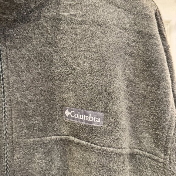 Columbia Men's NWT XXL Steens Mountain Full Zip Fleece Jacket Pockets Gray $75 - Picture 6 of 8
